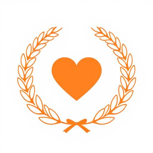 Award logo for 'Pacific Northwest Top Wedding Photographers 2024', a laurel wreath with a heart in the center