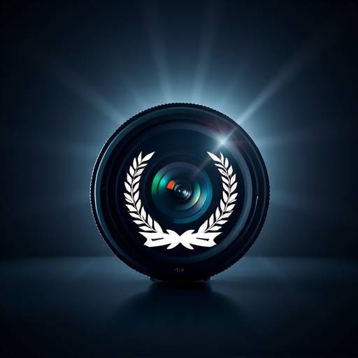 Award logo for 'Professional Photographers of America - Excellence Award 2022', a camera lens with a starburst effect