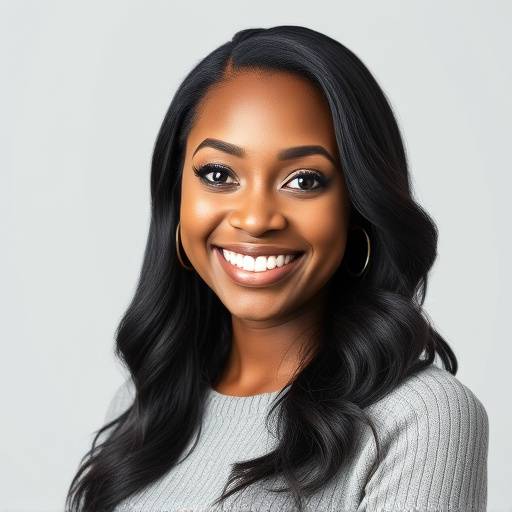 Headshot of Aaliyah Jones, Real Estate Photographer, smiling professionally