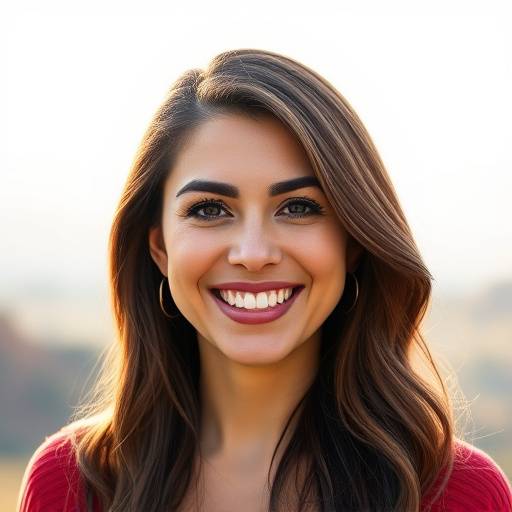 Headshot of Maria Rodriguez, landscape photographer, smiling warmly