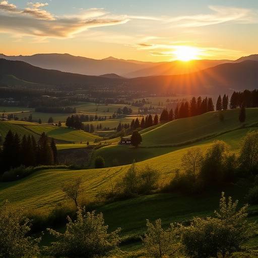 Picturesque farmland in Snoqualmie Valley